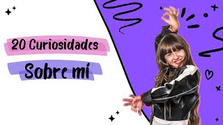 CHLOE DELAROSA  20 CURIOSIDADES SOBRE MÍ eurovisionjunior [upl. by Odysseus]