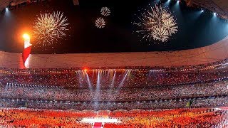 Today in history Remembering Beijings starstudded Olympic Games opening ceremony [upl. by Ellesij300]