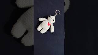 Amigurumi Baymax keychain  BiG Hero 6  Crochet animated movie character [upl. by Josephine]