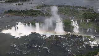 Helicopter ride above the Iguazu Falls from the Brazilian side 2 [upl. by Ozner]