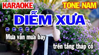 Karaoke Diễm Xưa Tone Nam Nhạc Sống Beat Mới Nhất  Ka Ra Ô Kê Nhạc Trữ Tình [upl. by Ozen]