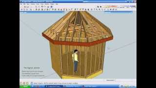 Exploring Octagonal Roof Framing Part One [upl. by Assyla]