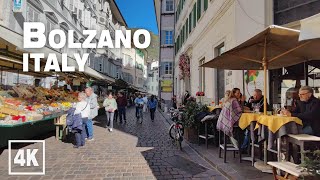 Bolzano Bozen ITALY 2023• 4K 60 fps HDR ASMR [upl. by Lesirg]