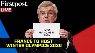 Winter Olympics LIVE France to host Winter Olympics  French Alps 2030 [upl. by Acsicnarf]