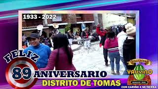 89 ANIVERSARIO de Tomas Yauyos [upl. by Eemyaj89]