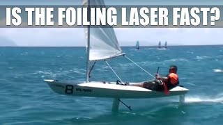 Laser Foiling 19 knots [upl. by Ahsieat]