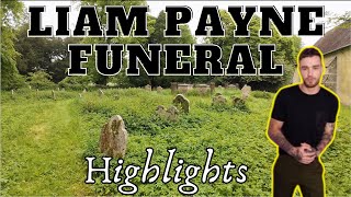 Liam Payne Funeral  small clip of his coffin at church [upl. by Clarisa9]