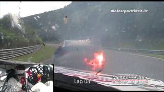 Getrag BMW Z4 V8 Coupe  195km Rennaction auf der Nordschleife [upl. by Illil]