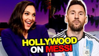 Hollywood Celebrities Reaction on Lionel Messi [upl. by Ivetts]