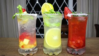 Tres bebidas refrescantes  micheladas de soda 🍸🍹🍷 [upl. by Gatias]