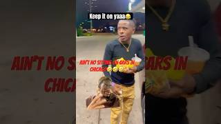 Chicago don’t sit in yo car at the gas station 😂safety chicago skit subscribe support erv fy [upl. by Laing640]