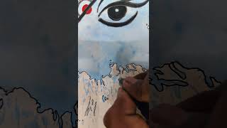 water drawing of Mata Durga [upl. by Haney909]