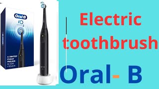 OralB iO Series 2 Rechargeable Electric Powered Toothbrush Night Black with 1 Gentle Care Brus [upl. by Adav]