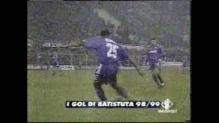 Gabriel Batistuta  Batis best goals for Fiorentina [upl. by Goober]