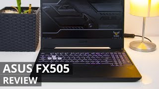 ASUS TUF FX505 GAMING NOTEBOOK REVIEW  144Hz RGB with GTX1060 [upl. by Datha]