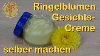 Ringelblumen Gesichtscreme CalendulaCreme selber machen [upl. by Wiltsey]