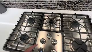 GE JGP3036SLSS 36 Inch Built in Gas Cooktop Review [upl. by Romeo]