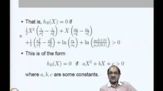 Mod02 Lec03 The Bayes Classifier for minimizing Risk [upl. by Esineg]