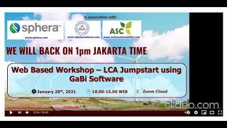 Webinar  LCA Jumpstart using GaBi Sphera LCA Software [upl. by Llertal]