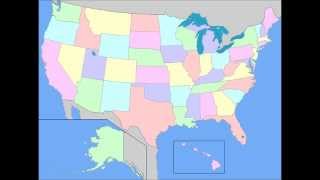 50 states song alphabetical order official video 50 states [upl. by Ron63]