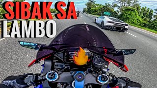 CBR1000RR VS Lamborghini Chasedown  JDERT Anniversary Ride TorqKey [upl. by Onida31]