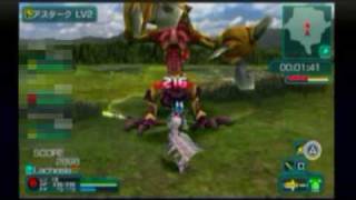 Phantasy Star Portable 2 Battle Mode 1110 [upl. by Hardan495]