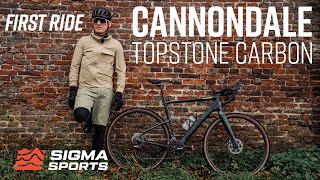 Matt Stephens Cannondale Topstone Carbon Ultegra Disc RX Gravel Road Bike First Ride  Sigma Sports [upl. by Auqined345]