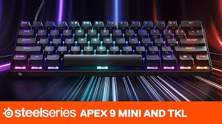 Fastest Optical Switch Ever The SteelSeries Apex 9 Mini and TKL [upl. by Amilb]