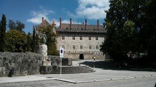 Touring the Paco dos Duques de Braganca Palace of the Dukes of Braganza in Guimaraes Portugal [upl. by Oiluig]