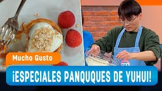 Yuhui Lee preparó deliciosos panqueques de yogurt  Mucho Gusto 2019 [upl. by Yknip]