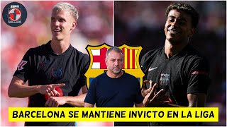 Lamine YAMAL y Dani OLMO MANTIENEN el INVICTO del BARCELONA con goleada vs GIRONA  Fuera de Juego [upl. by Ardekahs856]