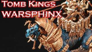 Jak pomalować model Warsphinx Tomb Kings  Warhammer Fantasy battle  SPIM [upl. by Danika]