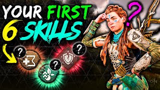 The FIRST 6 SKILLS YOU NEED  Horizon Forbidden West  Tips and Tricks Guides [upl. by Birck]