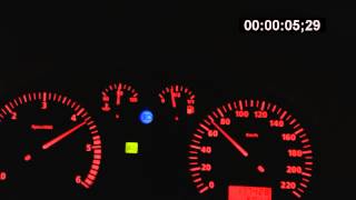 Seat Ibiza SDI acceleration 0100kmh [upl. by Ecinnahs]