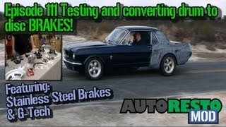 Episode 111 Drum to disc conversion and testing Autorestomod [upl. by Retsevel]