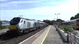 Tyseley Passing Trains Including 68s On MK3 Sets [upl. by Nirrek]