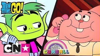 De Wonderlijke Wereld van Gumball  Teen Titans Go  Pizza bestellen  Cartoon Network [upl. by Raymonds]