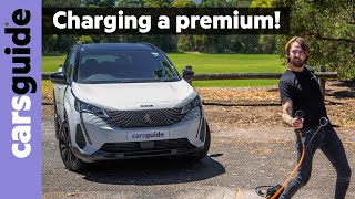 2022 Peugeot 3008 hybrid review New GT Sport plugin hybrid electric SUV  Australia road test [upl. by Reba]