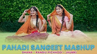 Pahadi Sangeet Mashup  Dhana  Rangili pichode  Jhumki  Geeta Bagdwal Choreography [upl. by Noraha356]