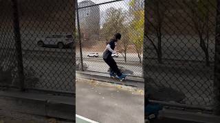 freeway ledge ⛽️😱 rollerskate shortvideo skating [upl. by Ramiah]