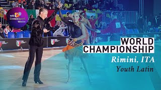 2022 WDSF World Youth Latin Rimini  Semifinal amp Final [upl. by Morganica]