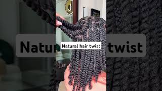 Natural hair twist FashionVibes twist [upl. by Neveda]