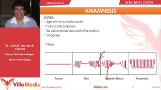 Semiología del sistema respiratorio parte 1  Neumología  Villamedic [upl. by Frohman]