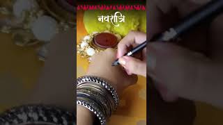 Navaratri bindi ideas using Coloressence Kajal [upl. by Notyalc]