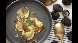 Ravioli with Truffle  Easy Recipe [upl. by Alleroif]