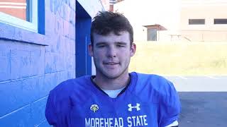 Morehead State quarterback Carter Cravens [upl. by Suirtimed]