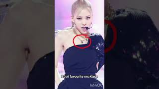 Blackpink Rosé favourite necklace rose [upl. by Trefor128]