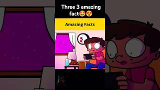 Three 3 amazing 😍 🤩 fact animation funfacts shortfacts short feed [upl. by Collar537]