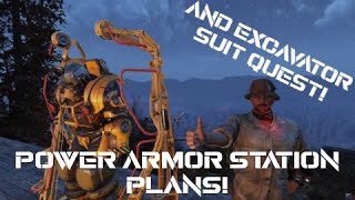 Fallout 76 Guide Where to find Power armor station plans [upl. by Eerot]