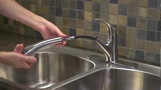 Installing a 1Handle Pullout Kitchen Faucet  Shelton Collection [upl. by Ervin]